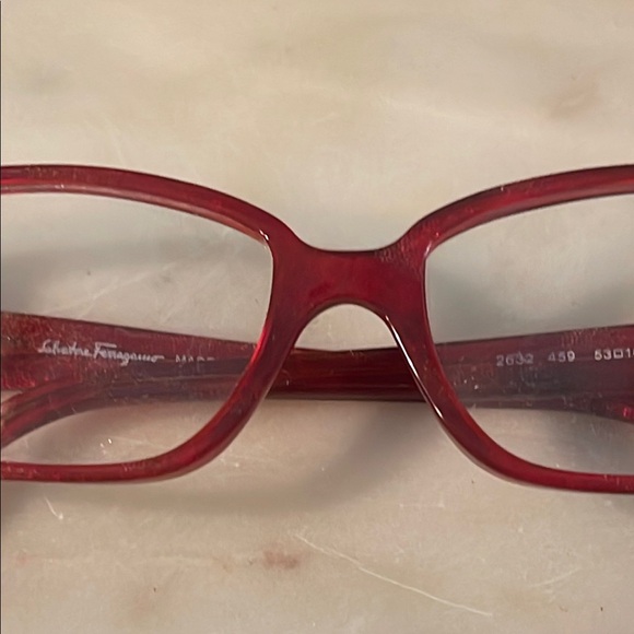 Salvatore Ferragamo Red Eyeglasses (frames only) main image 12